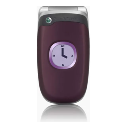 Sony Ericsson Z300i Manuel utilisateur | Fixfr