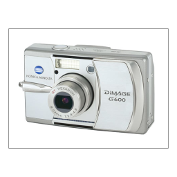 Minolta Dimage G600 Manuel utilisateur | Fixfr