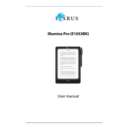Icarus Illumina Pro - E1053 Manuel du propriétaire | Fixfr