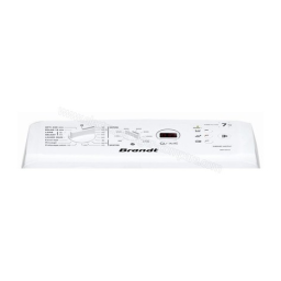 Brandt BWT1DT74 Manuel utilisateur | Fixfr