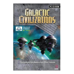 GAMES PC GALACTIC CIVILIZATIONS Manuel utilisateur