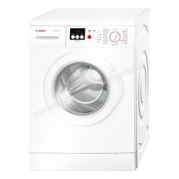 Bosch WAE28217 Manuel utilisateur | Fixfr