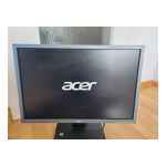 Acer B223PWL Monitor Guide de d&eacute;marrage rapide