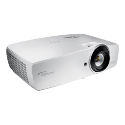 Optoma WU470 projector Manuel utilisateur | Fixfr