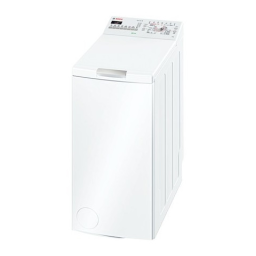 Bosch WOT20255PL Washing machine Manuel utilisateur | Fixfr