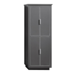 Avanity 170512-LT24-TGG Allie/Austen 24-in W x 65-in H x 16-in D Twilight Gray Wood Freestanding Linen Cabinet Manuel utilisateur