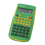 Citizen SR-135N calculator Manuel utilisateur