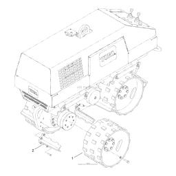 Toro 24in Narrow Drum Conversion Kit, TR-34D Trench Roller Concrete Equipment Manuel utilisateur | Fixfr