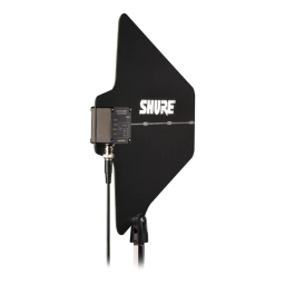 Shure UA874 Active Directional Antenna Mode d'emploi | Fixfr