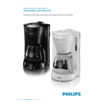 Philips HD7567/20 Caf&eacute; Gaia Cafeti&egrave;re Manuel utilisateur