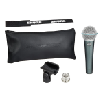 Shure BETA5x Headworn Vocal Microphones Mode d'emploi