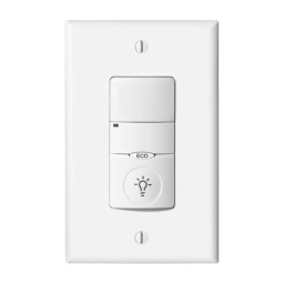Cooper Lighting NeoSwitch - PIR/Dual Relay Wall Switch Vacancy Sensor Manuel utilisateur | Fixfr