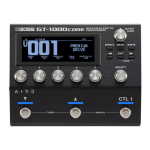 Boss GT-1000CORE Guitar Effects Processor Manuel utilisateur