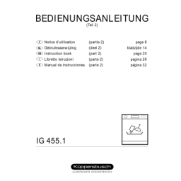 Küppersbusch IG 455.1 W Manuel du propriétaire | Fixfr