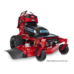 Toro GrandStand Mower, With 122cm TURBO FORCE Cutting Unit Riding Product Manuel utilisateur | Fixfr