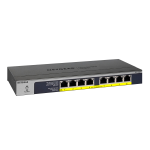 Netgear (GS108PP) Switch Ethernet PoE+ 8 Ports RJ45 M&eacute;tal Gigabit sp&eacute;cification