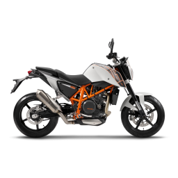 KTM 690 Duke MY 2012 Naked Bike Manuel utilisateur | Fixfr