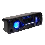 DENVER BTB-410NR Haut-parleur Bluetooth : Chat IA &amp; PDF