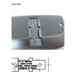 Chamberlain Group Inc HBW7966 FCCPart 15 Remote Control Transmitter Manuel utilisateur | Fixfr