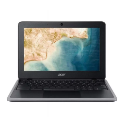 Acer C733T Netbook, Chromebook Manuel utilisateur | Fixfr