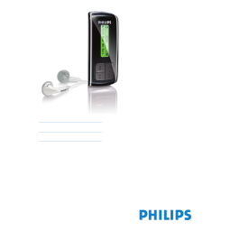 Philips SA4005/02 Baladeur audio à mémoire flash Manuel utilisateur | Fixfr