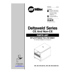 Miller DELTAWELD 852 Manuel utilisateur