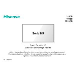 Hisense Electric W9HLCDF0058 Part15Subpart B-LED LCD TV Manuel utilisateur | Fixfr