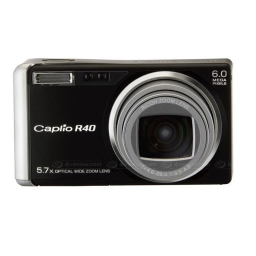 Ricoh Caplio R40 Manuel utilisateur | Fixfr