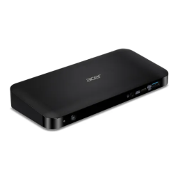 Acer III Station d'accueil USB C : Manuel d'utilisation + IA | Fixfr