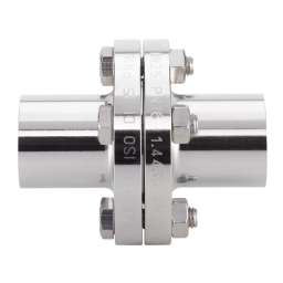 Burkert BBS-06 Flange connection in sterile orbital or Aseptic version- DIN 11864-2 Manuel utilisateur | Fixfr