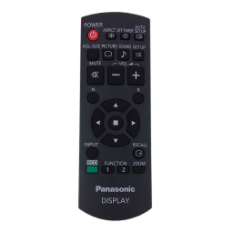 Panasonic TH-50LFC70U Manuel d'utilisation + IA Chat | Fixfr
