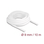 DeLOCK 20812 Braided Sleeve self-closing 10 m x 9 mm white Fiche technique