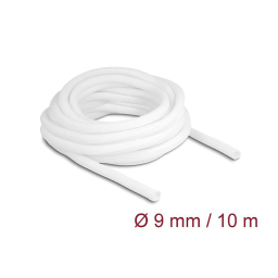 DeLOCK 20812 Braided Sleeve self-closing 10 m x 9 mm white Fiche technique | Fixfr