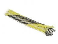 DeLOCK 20742 Braided Sleeve stretchable 2 m x 19 mm black-yellow Fiche technique | Fixfr