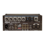 Shure SCM262 Stereo Mixer Mode d'emploi