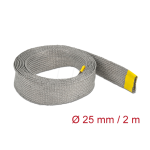 DeLOCK 20790 Braided sleeve for EMC shielding stretchable 2 m x 25 mm Fiche technique