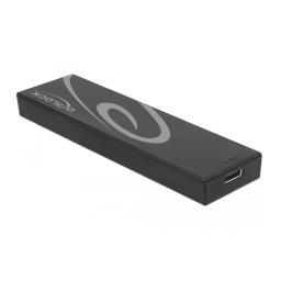 DeLOCK 42597 External Enclosure M.2 SSD 42/60/80 mm > SuperSpeed USB 10 Gbps (USB 3.1 Gen 2) USB Type-C™ female toolless Fiche technique | Fixfr