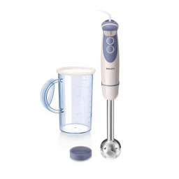 Philips HR1614/00 Viva Collection Mixeur plongeant Manuel utilisateur | Fixfr