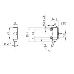 Baumer O200.EL-GW2I.72CV/A014_FREC_H006 Through beam sensor Fiche technique