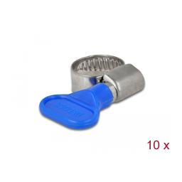 DeLOCK 19572 Butterfly Hose Clamp 13 - 19 mm 10 pieces metal Fiche technique | Fixfr