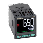 gefran 1850CC PID Carbon controller dual loop, 1/4 DIN Fiche technique