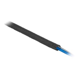 DeLOCK 20794 Fabric heat shrink tube 2 m x 20 mm shrinkage ratio 2:1 black Fiche technique | Fixfr