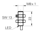 Baumer IFRM 08N1713/KS35L Inductive proximity switch Fiche technique