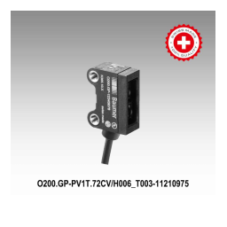 Baumer O200.GP-NV1T.72NV/E022_H006 Diffuse sensor Fiche technique | Fixfr