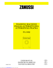 Zanussi FA1032 Manuel utilisateur | Fixfr