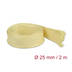 DeLOCK 20801 Braided Sleeve made of aramid fibers 2 m x 25 mm Fiche technique