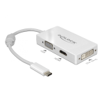 DeLOCK 65078 Adapter HDMI female to HDMI female 90&deg; left Fiche technique