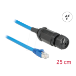 DeLOCK 66808 Cable RJ45 plug to RJ45 jack Cat.6 waterproof Fiche technique