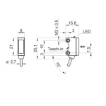 Baumer O200.RP.T-PV1T.72CV/H006 Retro-reflective sensor Fiche technique