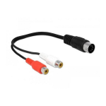 DeLOCK 86571 DC Splitter Cable 5.5 x 2.1 mm 1 x female to 2 x male screwable Fiche technique